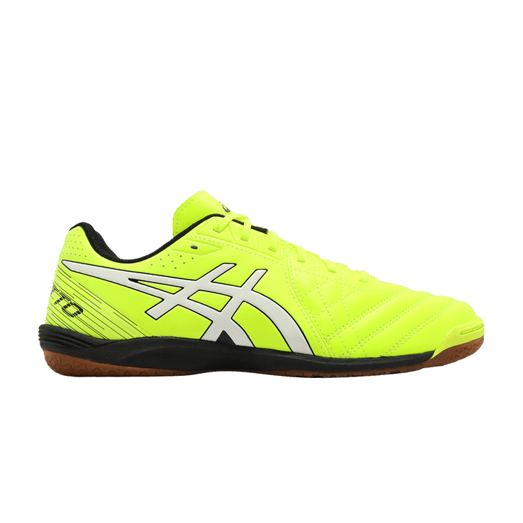Asics Calcetto WD 8 2E Wide 'Safety Yellow' — Safety Yellow/White