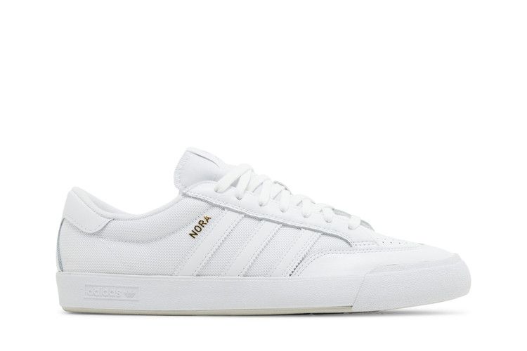 Adidas Nora 'White Gold Metallic' — Cloud White/Cloud White/Gold Metallic