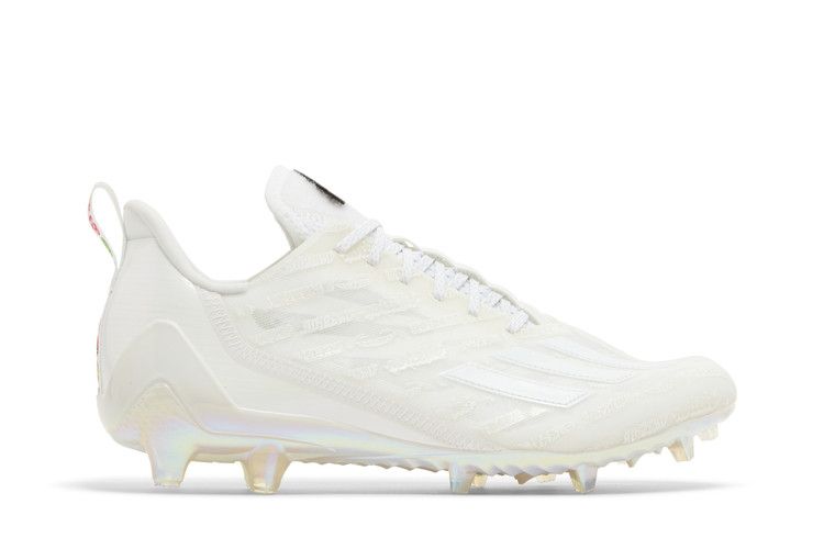adidas Adizero Cleats 'Emojis - Cloud White' — Cloud White/Cloud White/Clear Grey