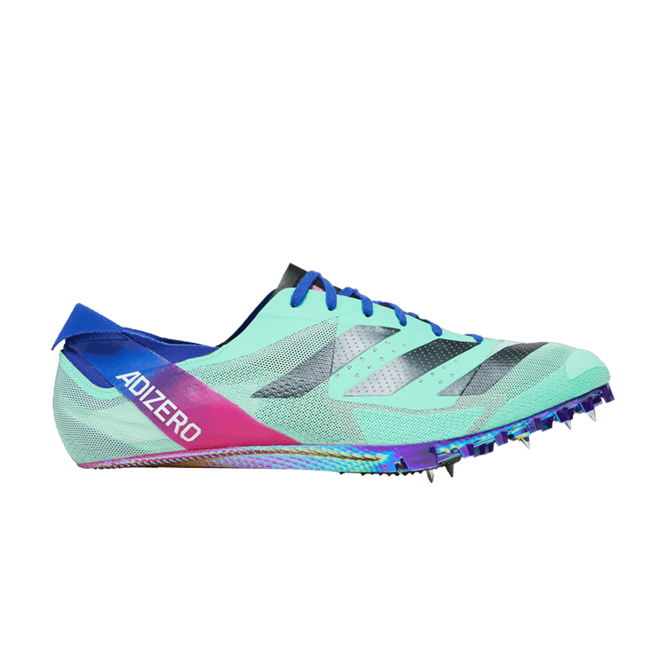adidas Adizero Finesse Spikes 'Pulse Mint Lucid Blue' — Pulse Mint/Core Black/Lucid Blue