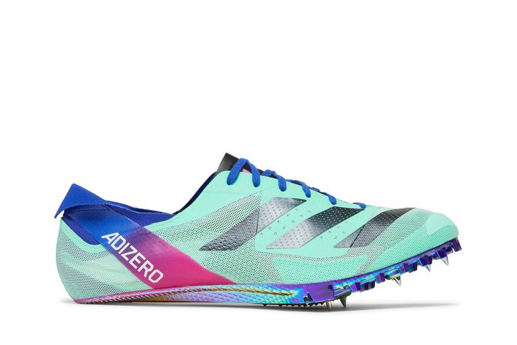 adidas Adizero Finesse Spikes 'Pulse Mint Lucid Blue' — Pulse Mint/Core Black/Lucid Blue