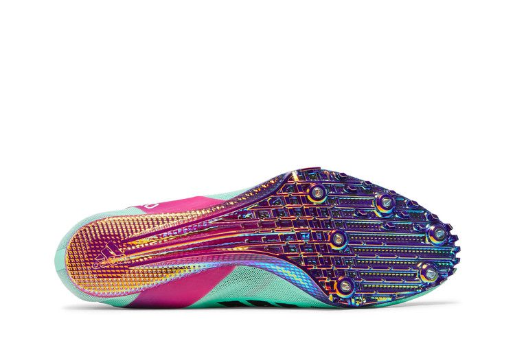 adidas Adizero Finesse Spikes 'Pulse Mint Lucid Blue' — Pulse Mint/Core Black/Lucid Blue