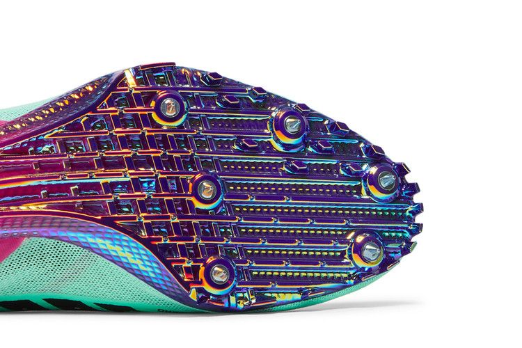 adidas Adizero Finesse Spikes 'Pulse Mint Lucid Blue' — Pulse Mint/Core Black/Lucid Blue