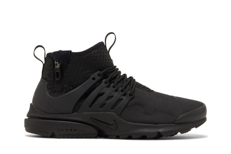 Nike Air Presto Mid Utility 'Triple Black' — Black/Black (2)