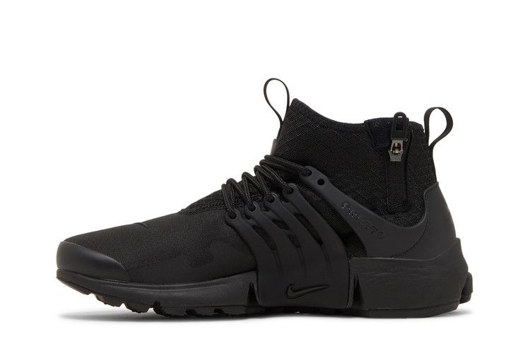 Nike Air Presto Mid Utility 'Triple Black' — Black/Black (4)