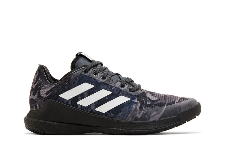 Adidas Wmns Crazyflight 'Black White Camo' — Core Black/Cloud White/Core Black