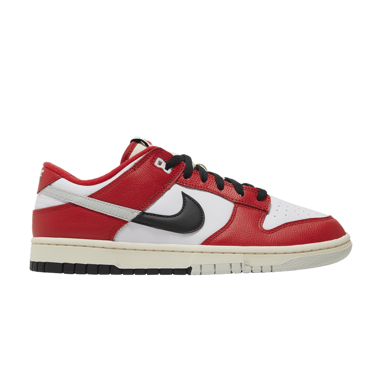 Nike Dunk Low 'Split - Chicago' — University Red/Black/Light Silver/White