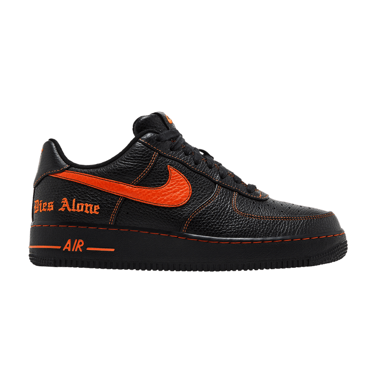 Vlone x NikeLab Air Force 1 'Vlone' — Black/Orange