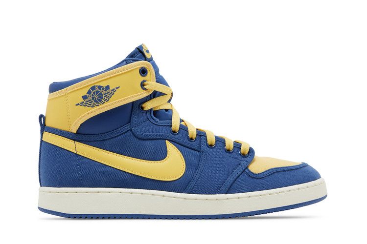 Air Jordan 1 KO High 'Laney' — True Blue/Topaz Gold/Sail