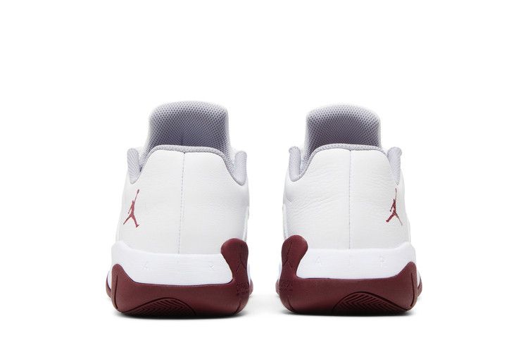 Air Jordan 11 CMFT Low 'Steel Grey Cherrywood' — White/Light Steel Grey/Cherrywood Red