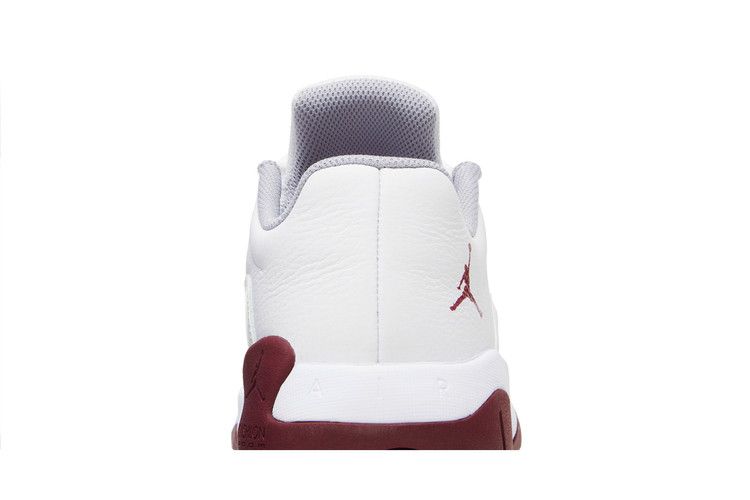 Air Jordan 11 CMFT Low 'Steel Grey Cherrywood' — White/Light Steel Grey/Cherrywood Red