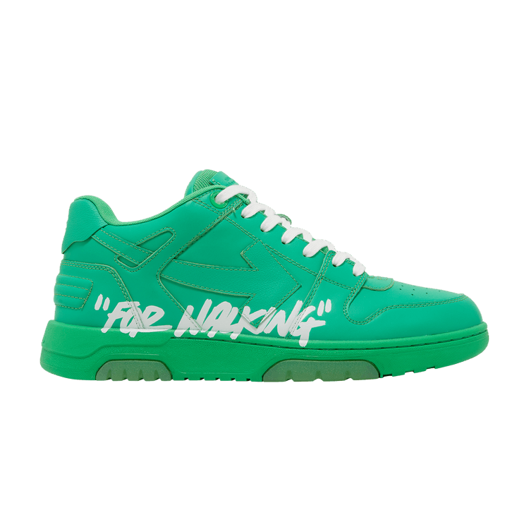 Off-White Out of Office 'For Walking - Green' — Green/White