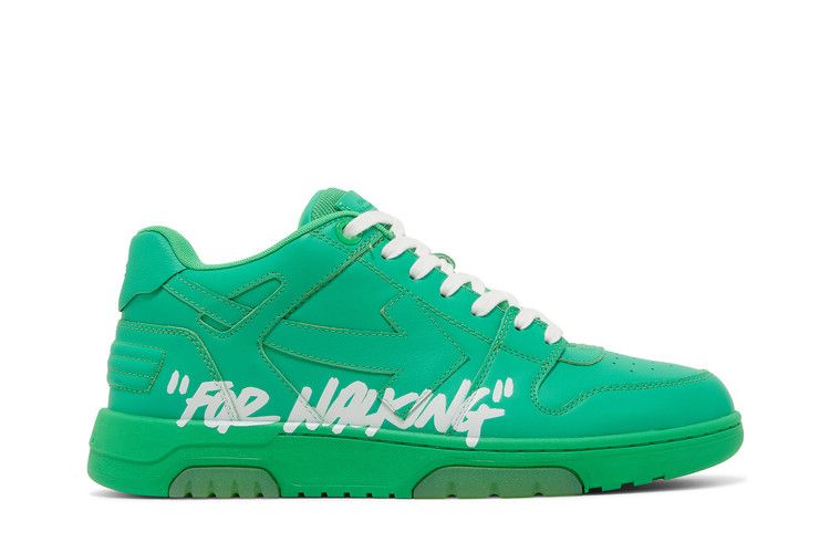 Off-White Out of Office 'For Walking - Green' — Green/White
