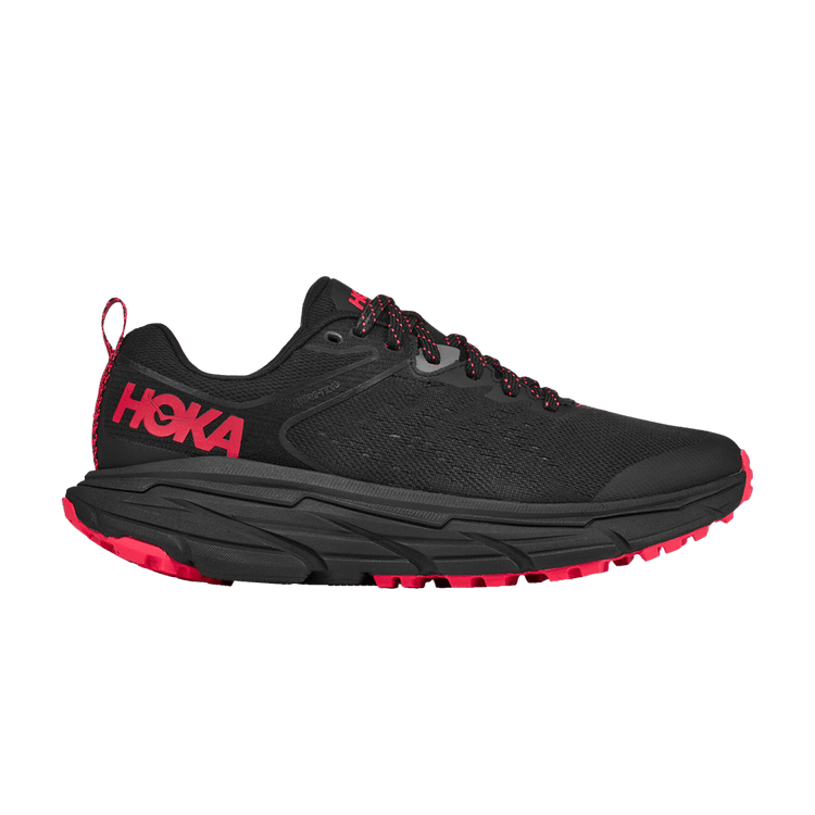 HOKA Wmns Challenger ATR 6 GORE-TEX 'Black Red' — Black/Black