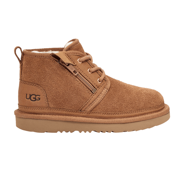 UGG Neumel Zip Kids 'Chestnut' — Chestnut