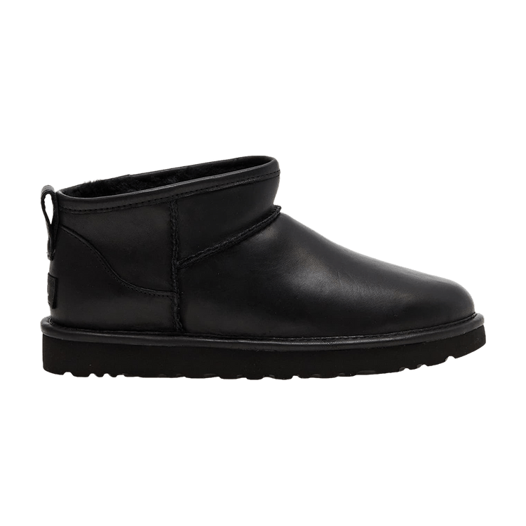 UGG Wmns Classics Ultra Mini Boot 'Black' — Black