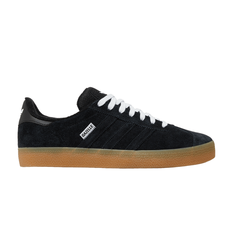 Adidas Gazelle ADV 'Black Gum' — Core Black/Cloud White/Blue Bird