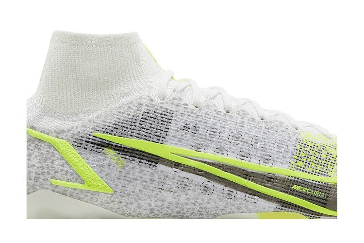 Nike Mercurial Superfly 8 Elite SG Pro 'Safari Pack' — White/Black/Metallic Silver (3)