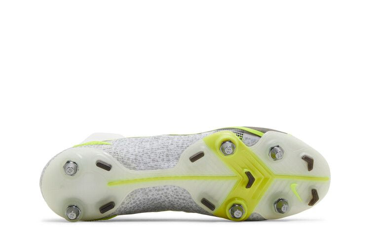 Nike Mercurial Superfly 8 Elite SG Pro 'Safari Pack' — White/Black/Metallic Silver (5)