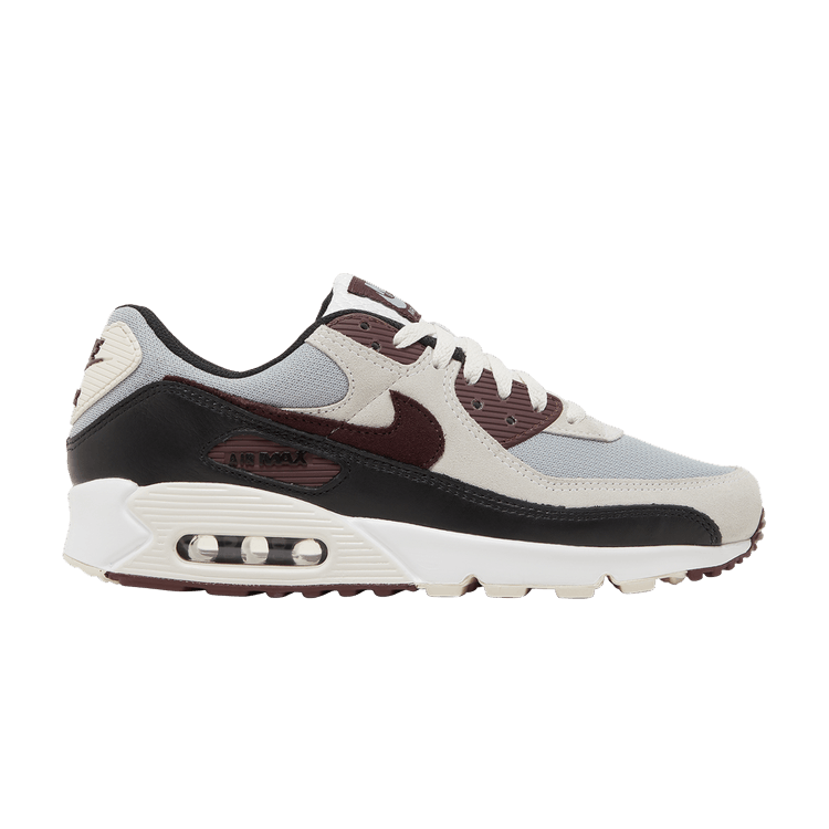 Nike Air Max 90 'Burgundy Crush' — Wolf Grey/Phantom/Black/Burgundy Crush