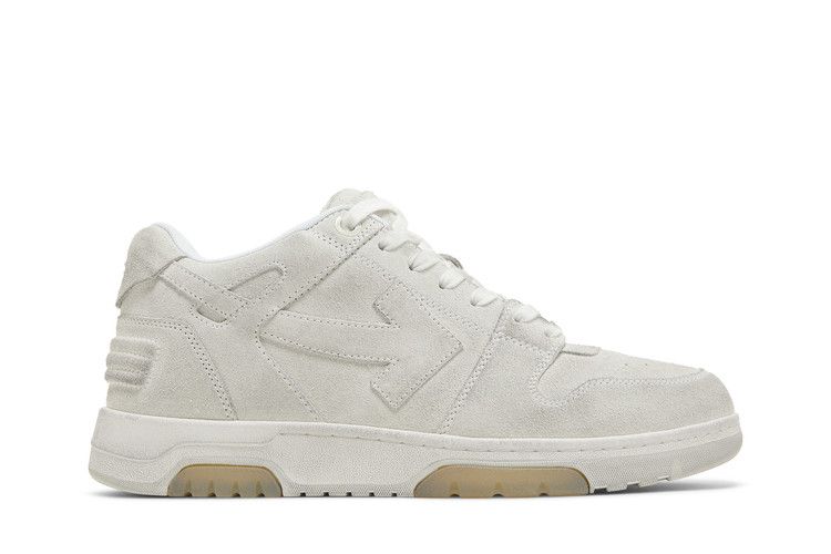 Off-White Out of Office 'Vintage White Suede' — Vintage White/White