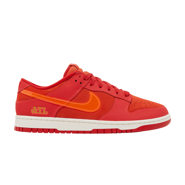 Nike Dunk Low 'ATL' — University Red/Bright Crimson