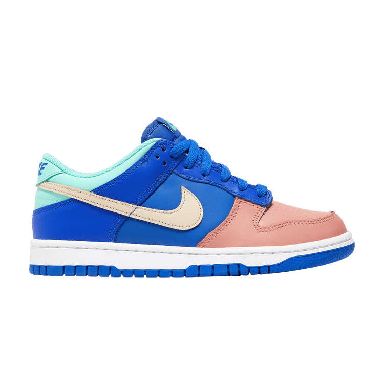 Nike Dunk Low SE GS 'Salmon Toe' — Game Royal/Sail/Salmon/Light Menta