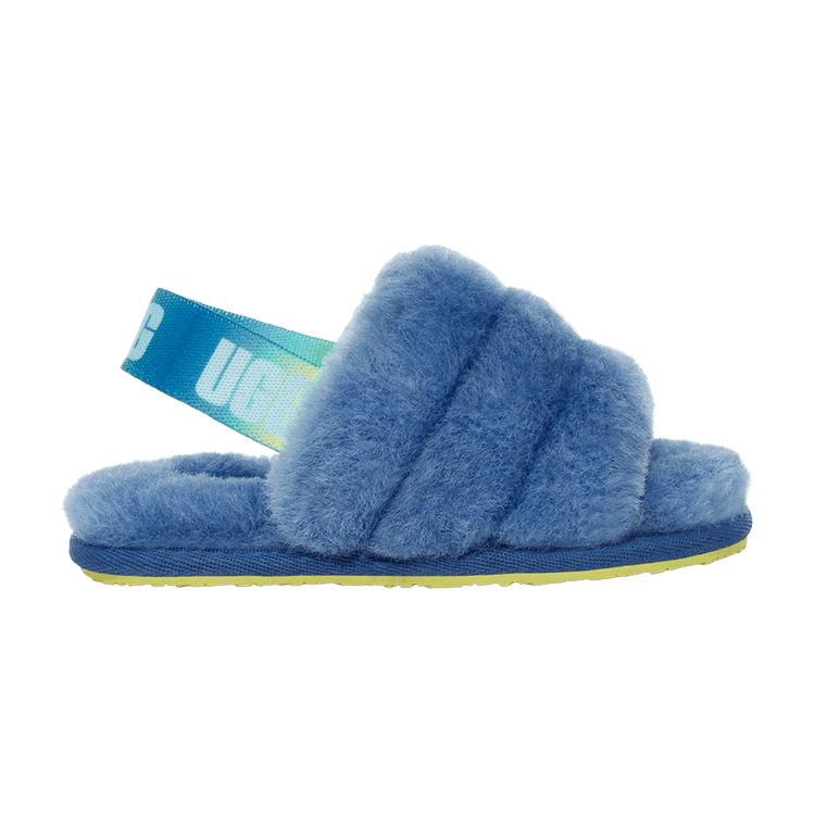 UGG Fluff Yeah Slide Toddler 'Mystic Blue Gradient' — Mystic Blue Gradient