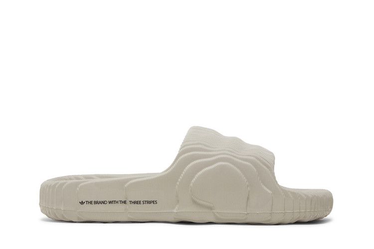 adidas Adilette 22 Slides 'Clear Grey' — Clear Grey/Clear Grey/Clear Grey