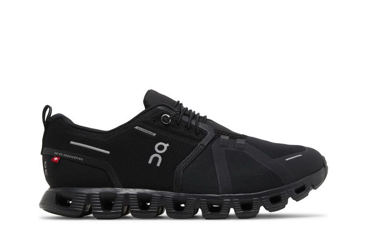ON Wmns Cloud 5 Waterproof 'All Black' — All Black