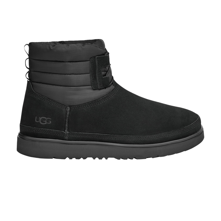 UGG Classic Mini Lace-Up Weather Boot 'Black' — Black