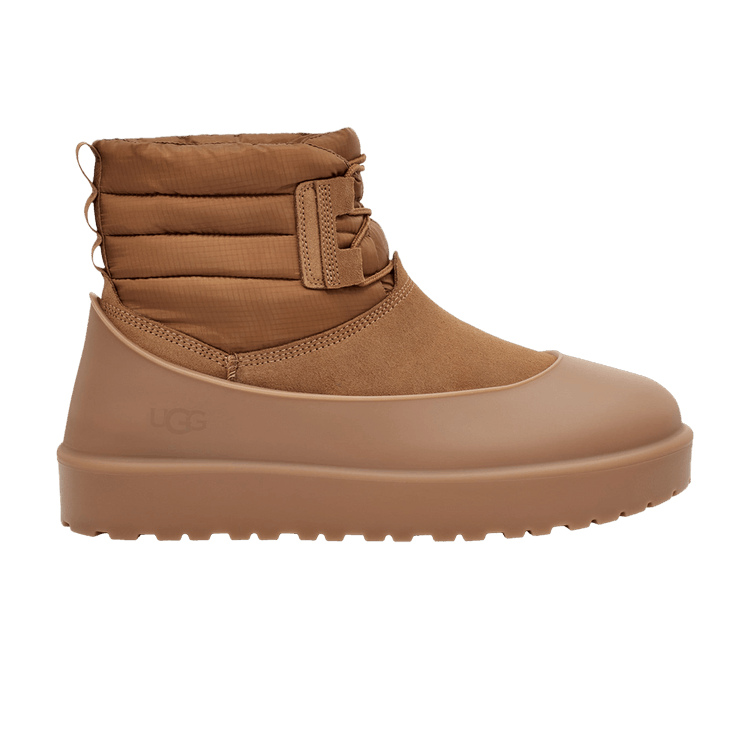 UGG Classic Mini Lace-Up Weather Boot 'Chestnut' — Chestnut