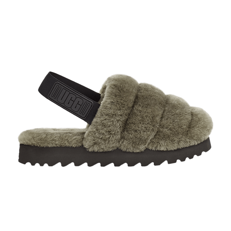 UGG Wmns Super Fluff Slipper 'Burnt Olive' — Burnt Olive