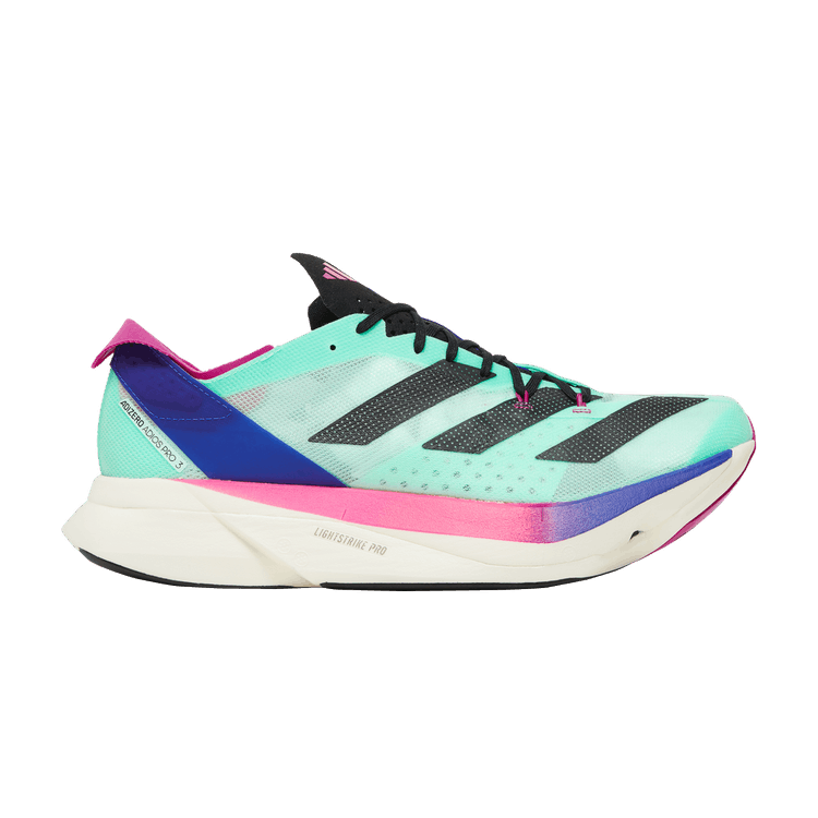 adidas Adizero Adios Pro 3 'Pulse Mint Lucid Blue' — Pulse Mint/Core Black/Lucid Blue
