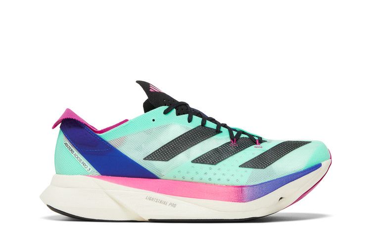 adidas Adizero Adios Pro 3 'Pulse Mint Lucid Blue' — Pulse Mint/Core Black/Lucid Blue
