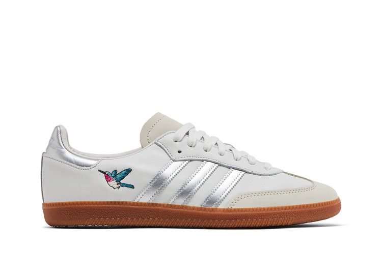 adidas Samba OG 'Notting Hill Carnival' — Crystal White/Silver Metallic/Chalk White