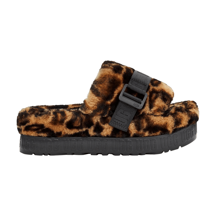 UGG Wmns Fluffita Panther Print Slide 'Brown' — Brown
