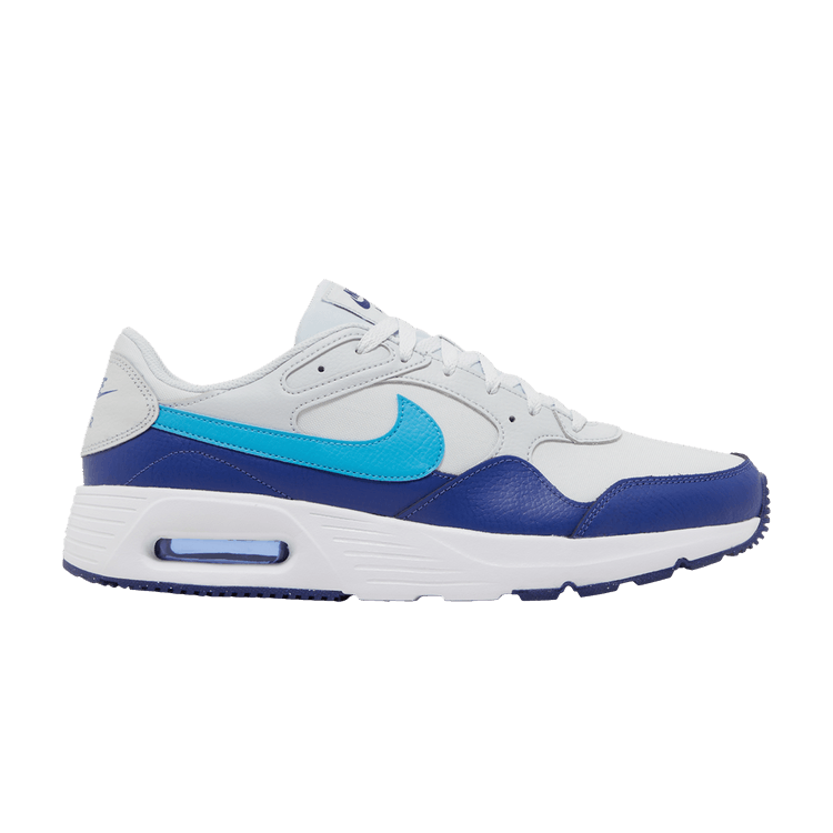 Nike Air Max SC 'Pure Platinum Racer Blue' — Pure Platinum/White/Deep Royal Blue/Blue Lightning