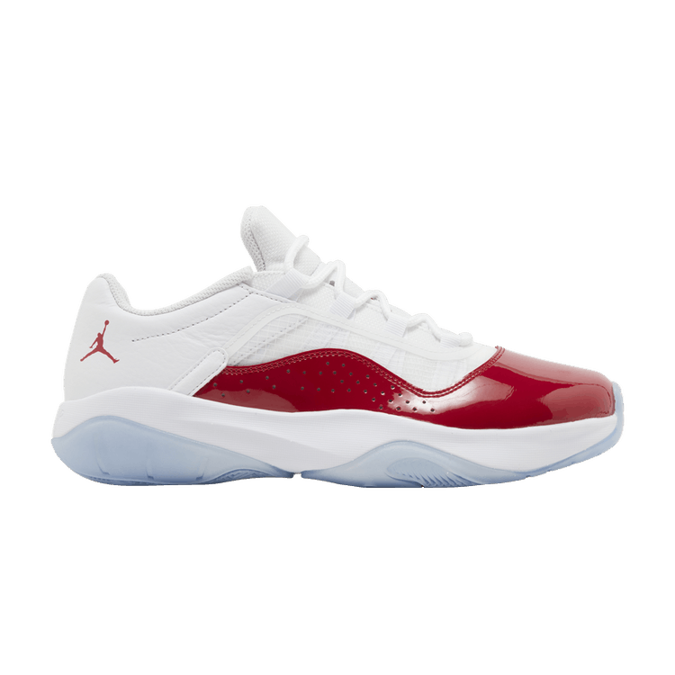 Air Jordan 11 CMFT Low 'White Gym Red' — White/Black/Gym Red
