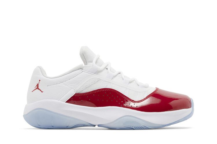 Air Jordan 11 CMFT Low 'White Gym Red' — White/Black/Gym Red