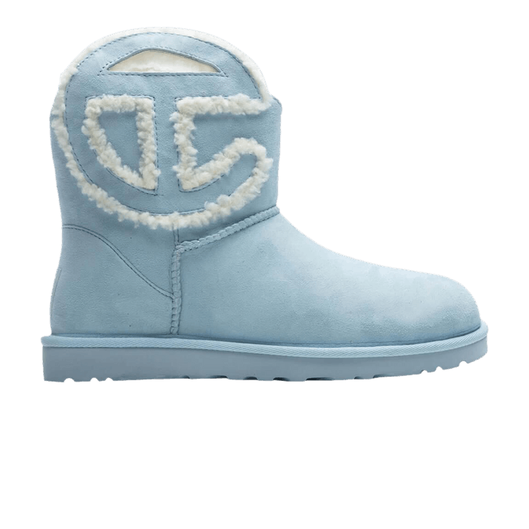 Telfar x UGG Logo Mini Boot 'Blue' — Blue