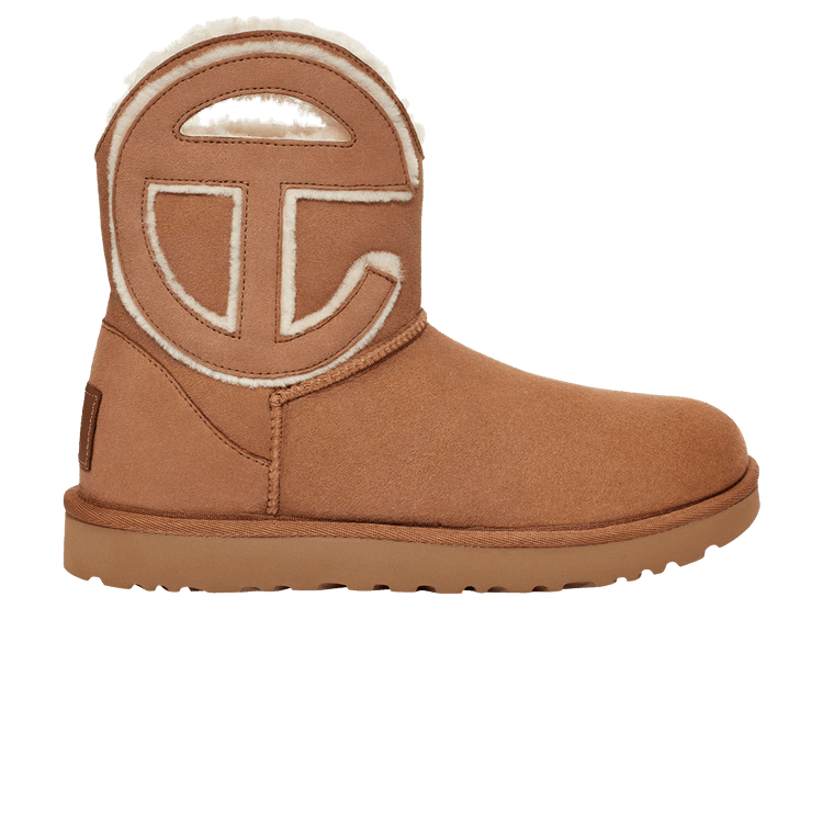 Telfar x UGG Logo Mini Boot 'Chestnut' — Chestnut