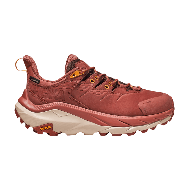 HOKA Wmns Kaha 2 Low GORE-TEX 'Hot Sauce' — Hot Sauce/Shifting Sand