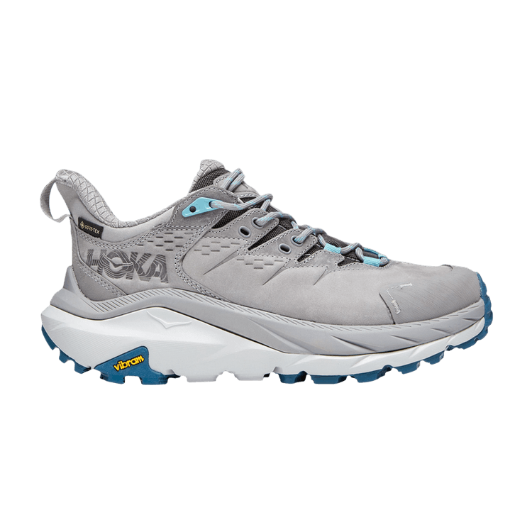 HOKA Wmns Kaha 2 Low GORE-TEX 'Sharkskin Blue Coral' — Sharkskin/Blue Coral