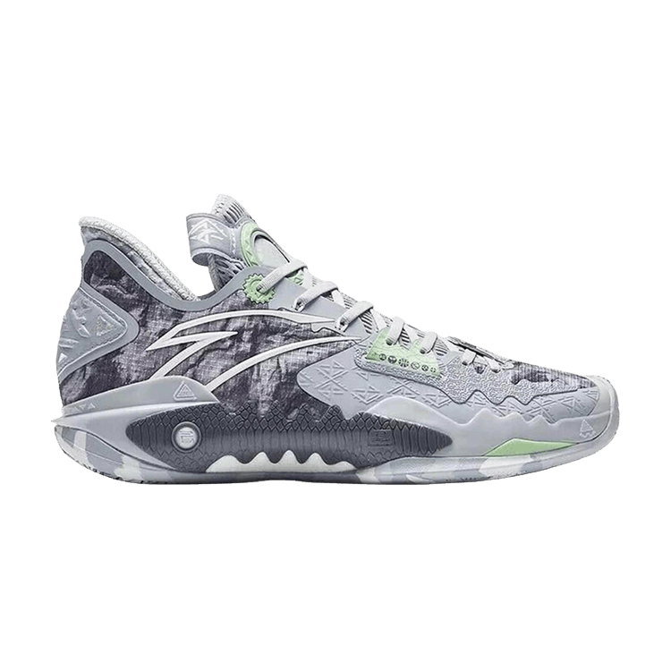 Kyrie Irving x Anta Shock Wave 5 'Wake Up' — Grey/Grey/Green