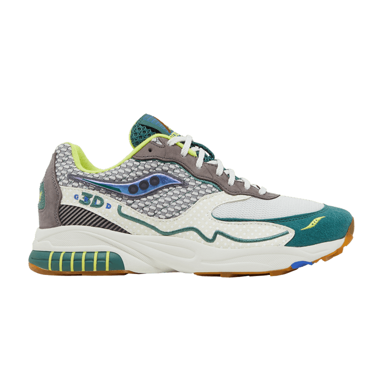 Bodega x Saucony 3D Grid Hurricane 'Loyal to the Sport' — Cream/Green