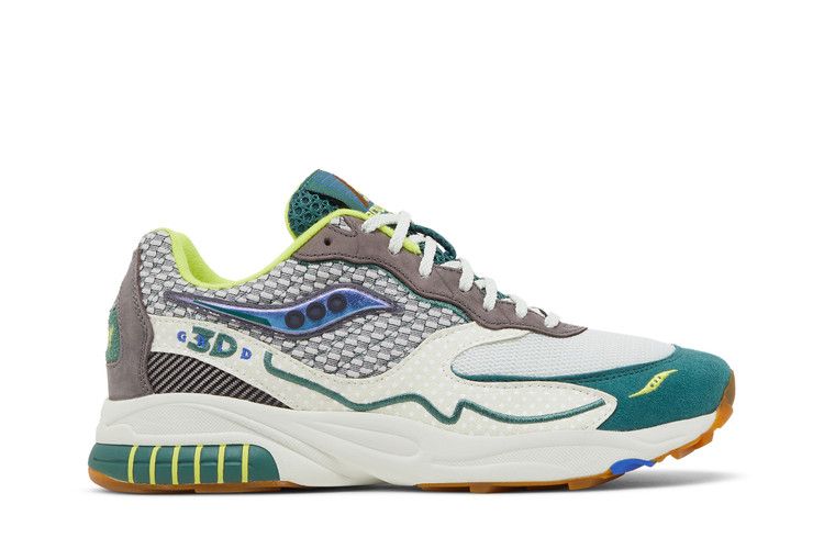 Bodega x Saucony 3D Grid Hurricane 'Loyal to the Sport' — Cream/Green