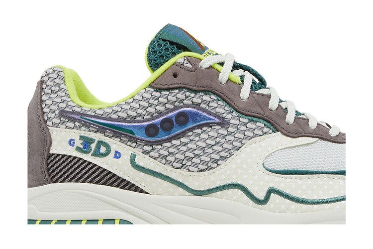 Bodega x Saucony 3D Grid Hurricane 'Loyal to the Sport' — Cream/Green