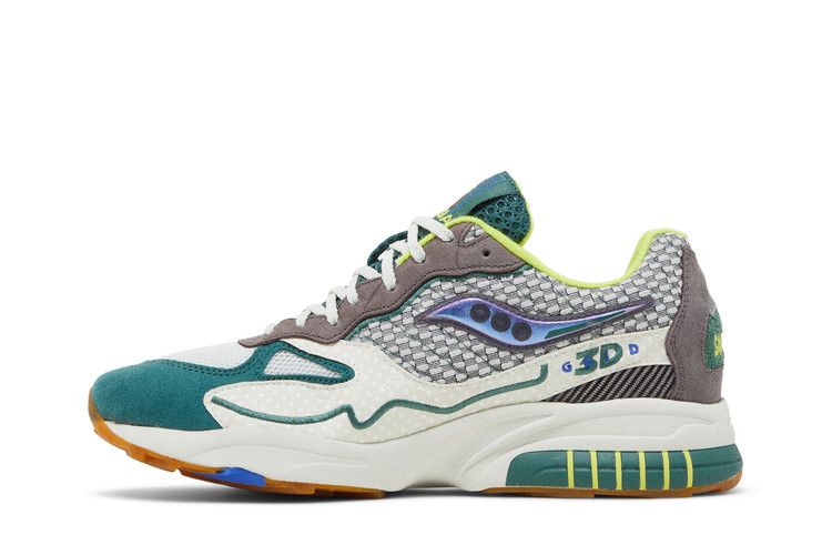 Bodega x Saucony 3D Grid Hurricane 'Loyal to the Sport' — Cream/Green