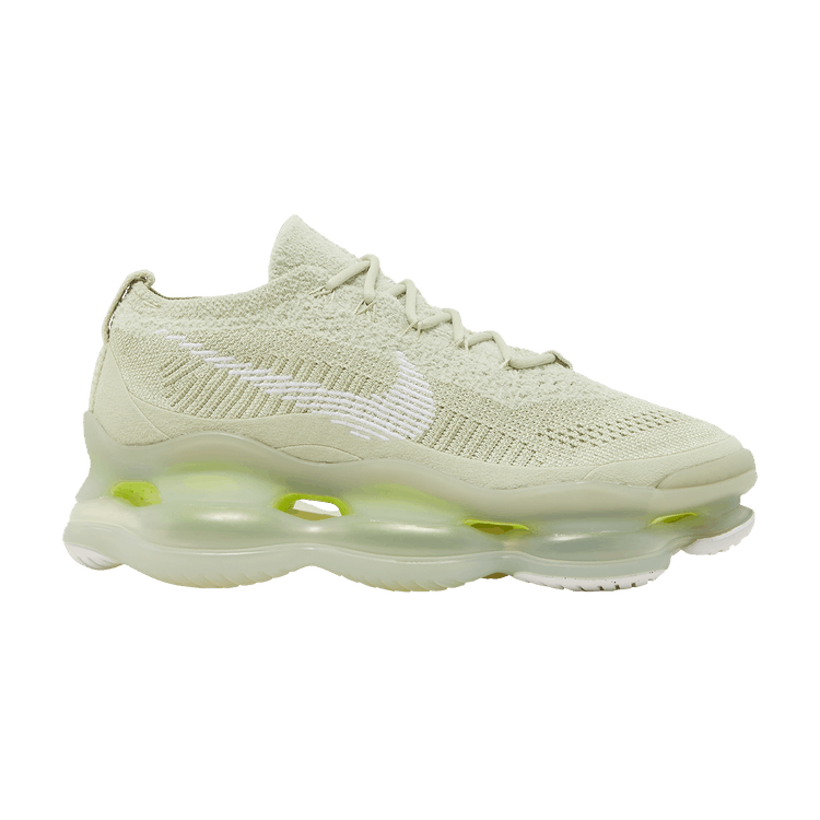 Nike Wmns Air Max Scorpion Flyknit 'Olive Aura' — Olive Aura/White/Volt